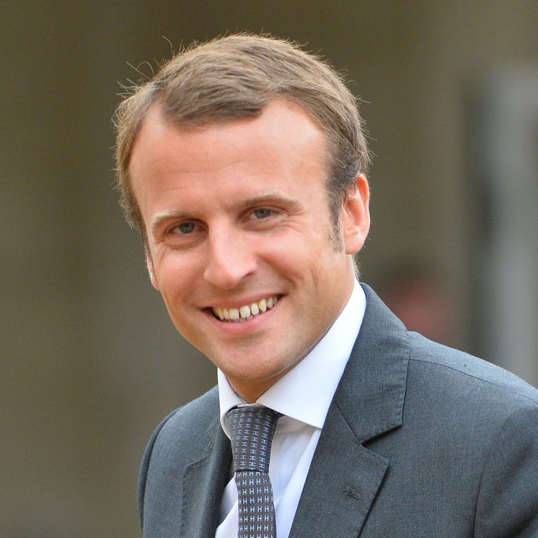 Le président Emmanuel Macron : Getty Images