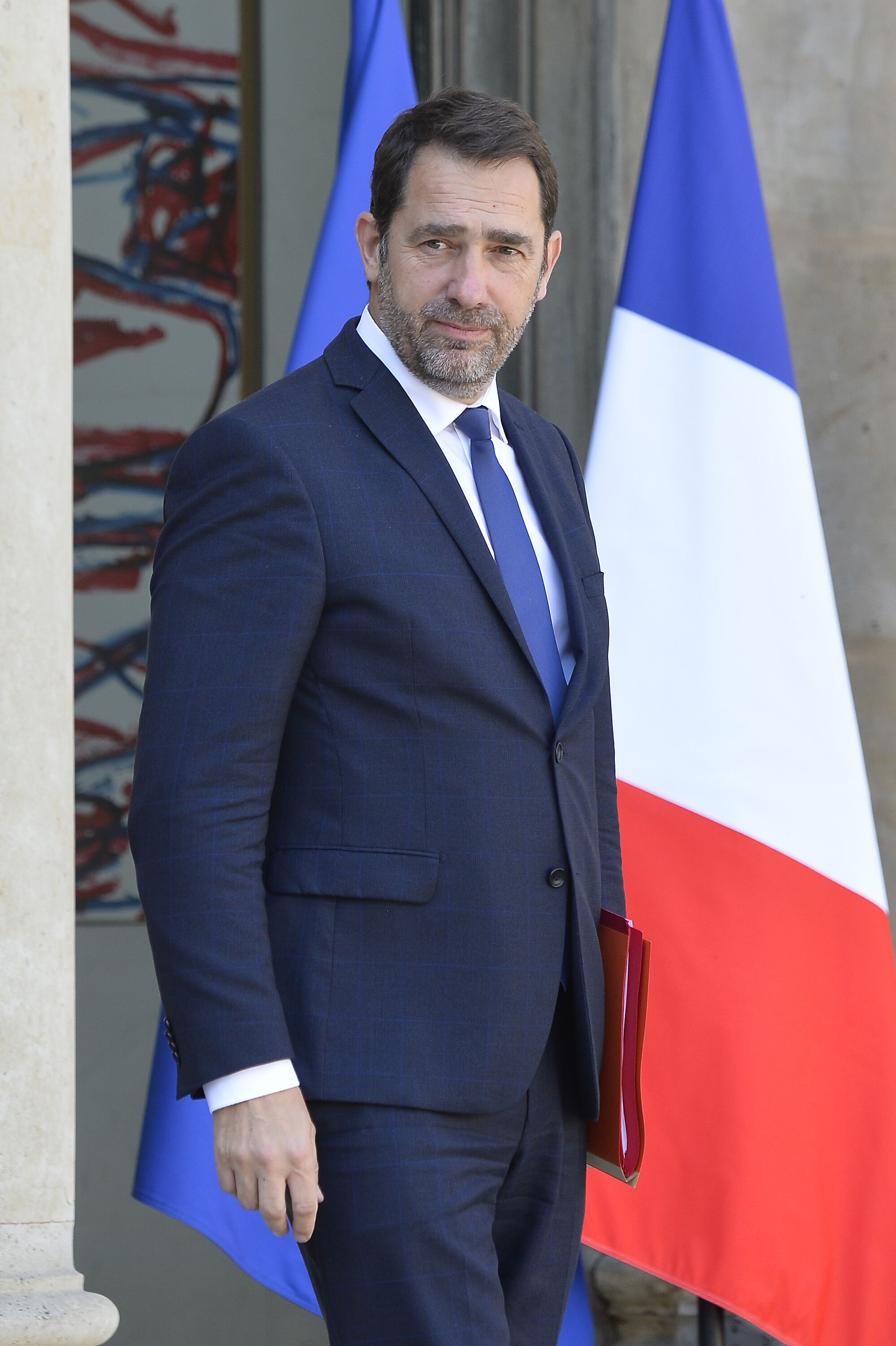 Christophe Castaner quitte l'Elysée après la réunion hebdomadaire du cabinet le 20 avril 2018 à Paris, France. | Photo : GettyImage