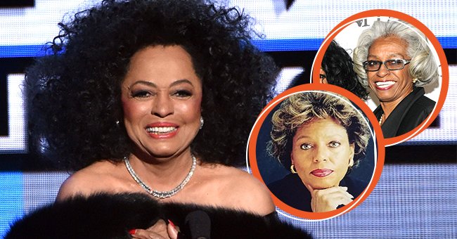 Collage de photos de Diana Ross et de ses sœurs Rita Ross et Dr Barbara Ross-Lee | Source : Getty Images