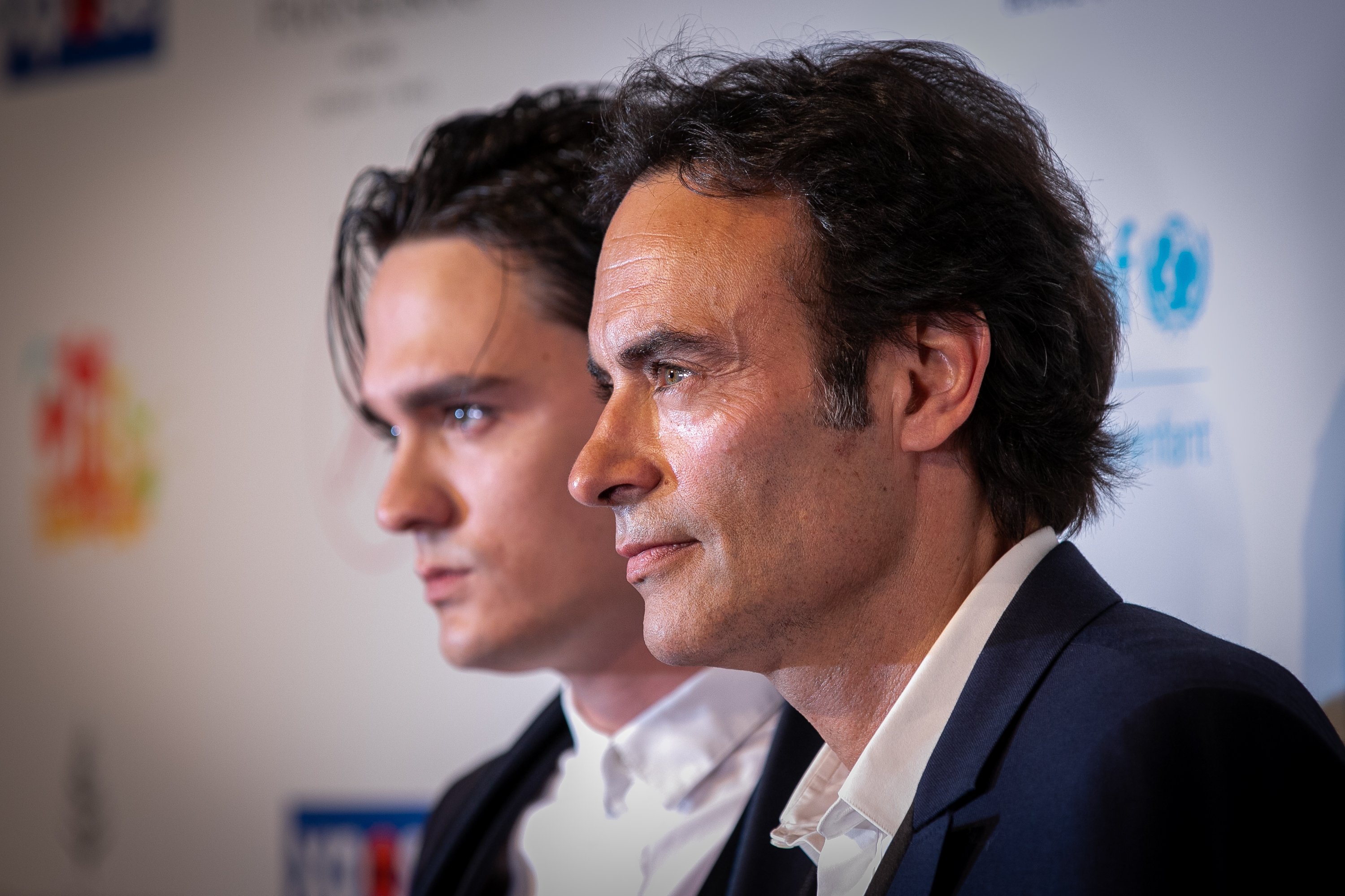 Alain-Fabien Delon et Anthony Delon le 03 juin 2019 à Paris, France | Photo : Getty images