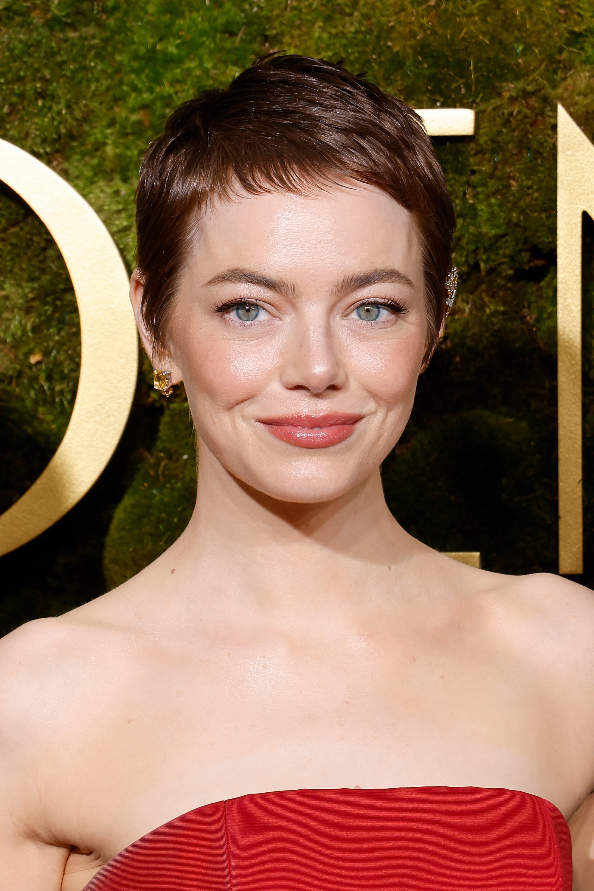 Emma Stone lors de la cérémonie des Golden Globe Awards 2025, le 5 janvier à Beverly Hills, en Californie. | Source : Getty Images