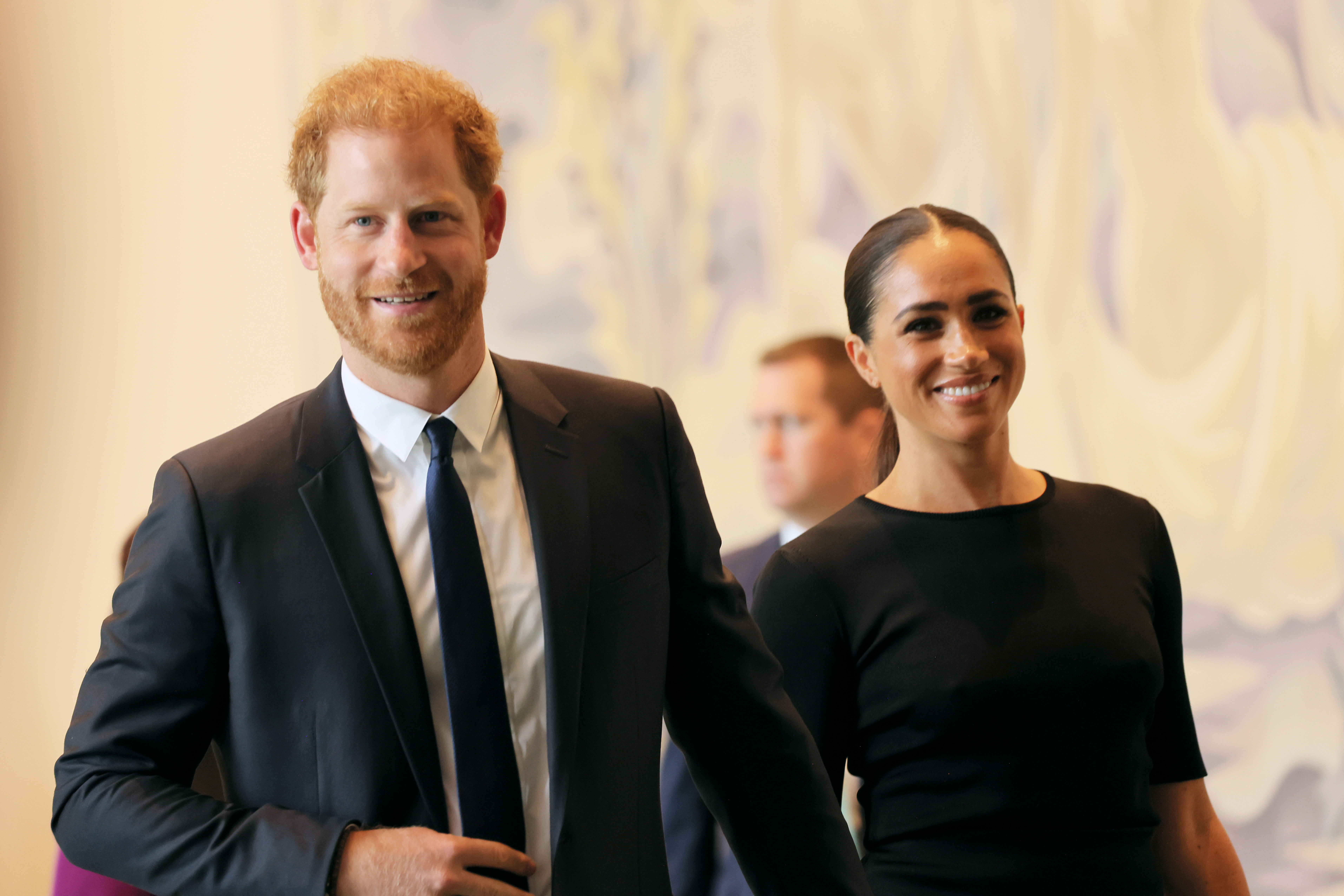 Le prince Harry et Meghan Markle le 18 juillet 2022, à New York | Source : Getty Images