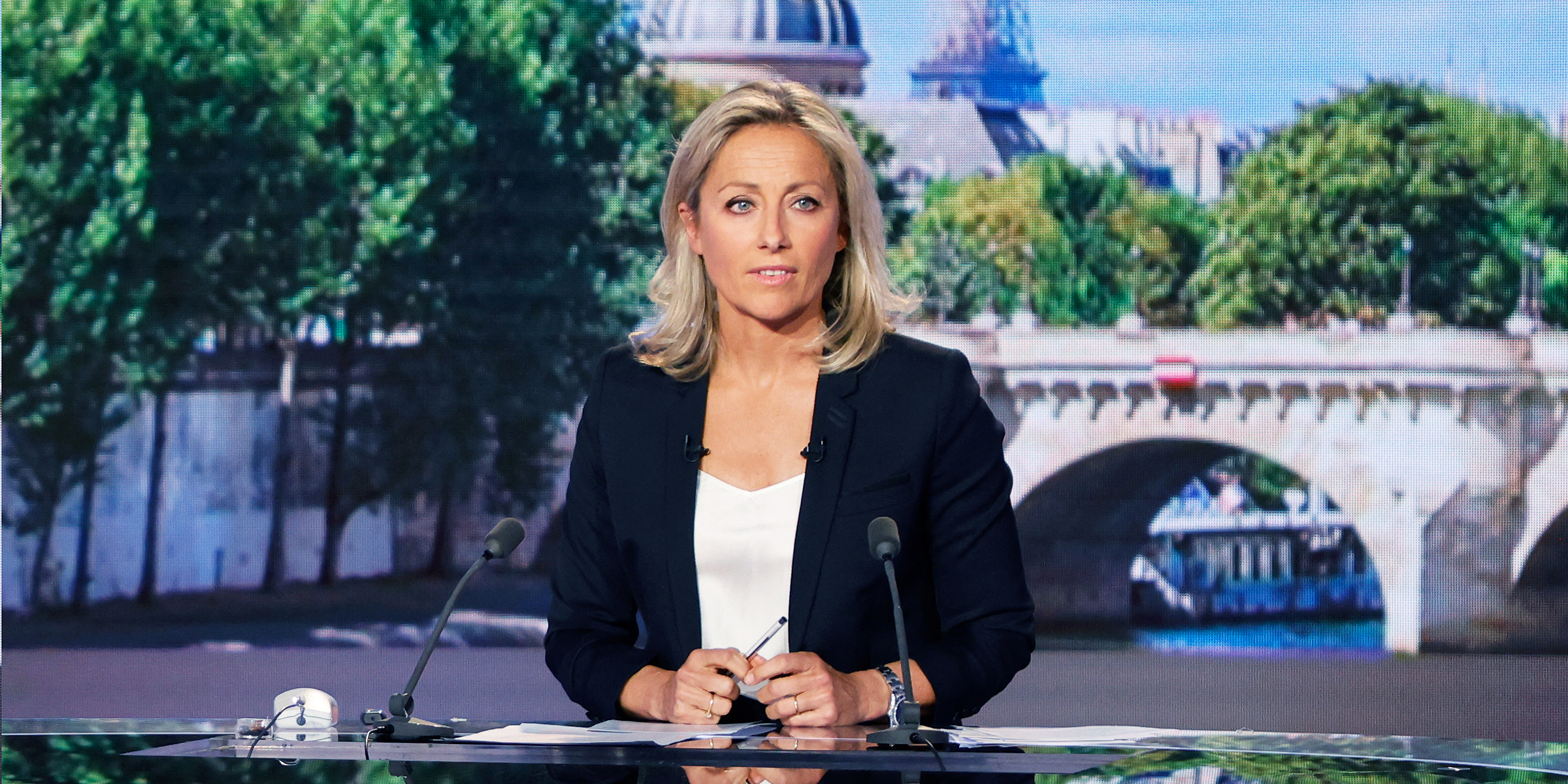 Anne-Sophie Lapix | Source : Getty Images