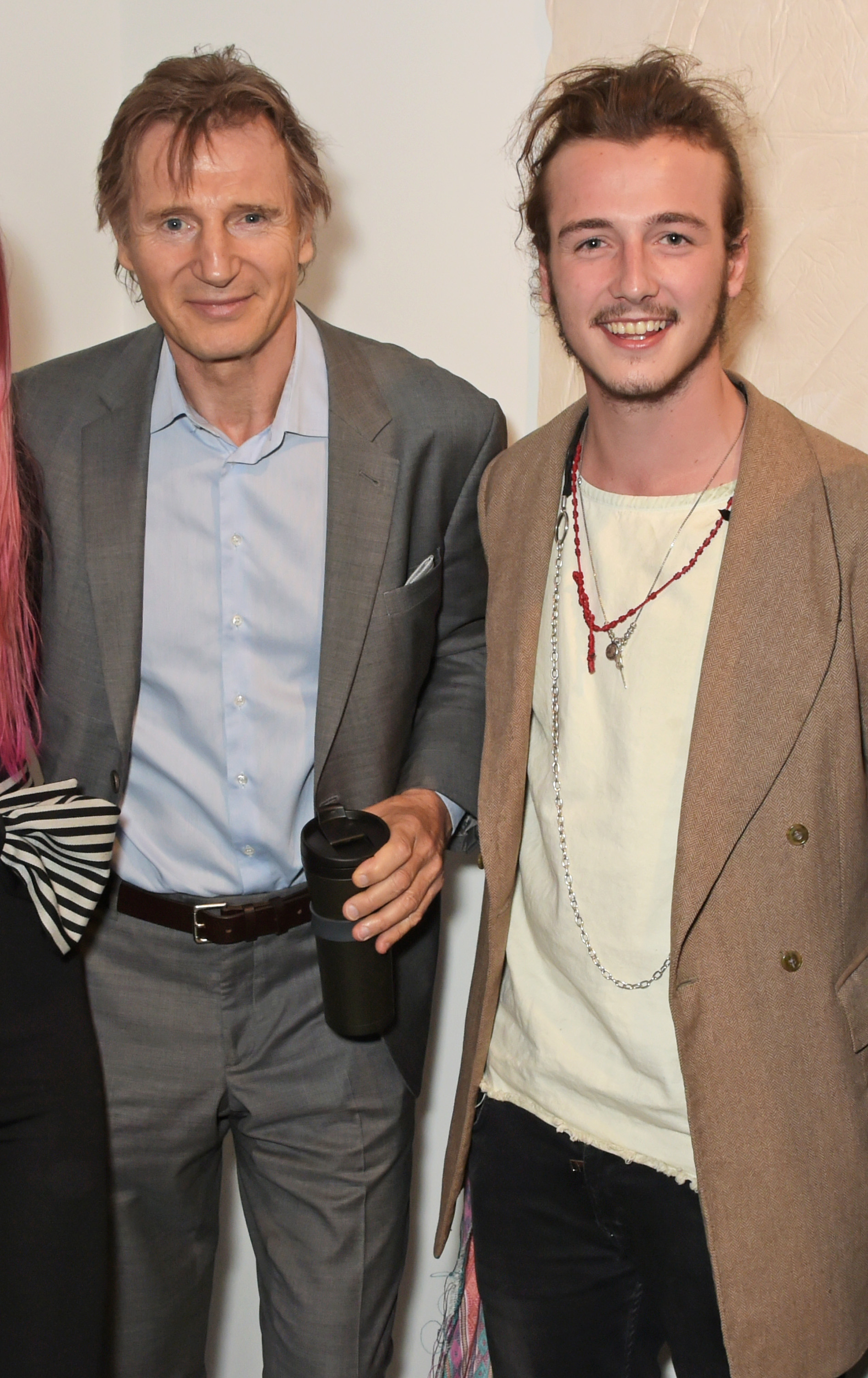 Liam Neeson et son fils Micheál à Londres en 2015 | Source : Getty Images