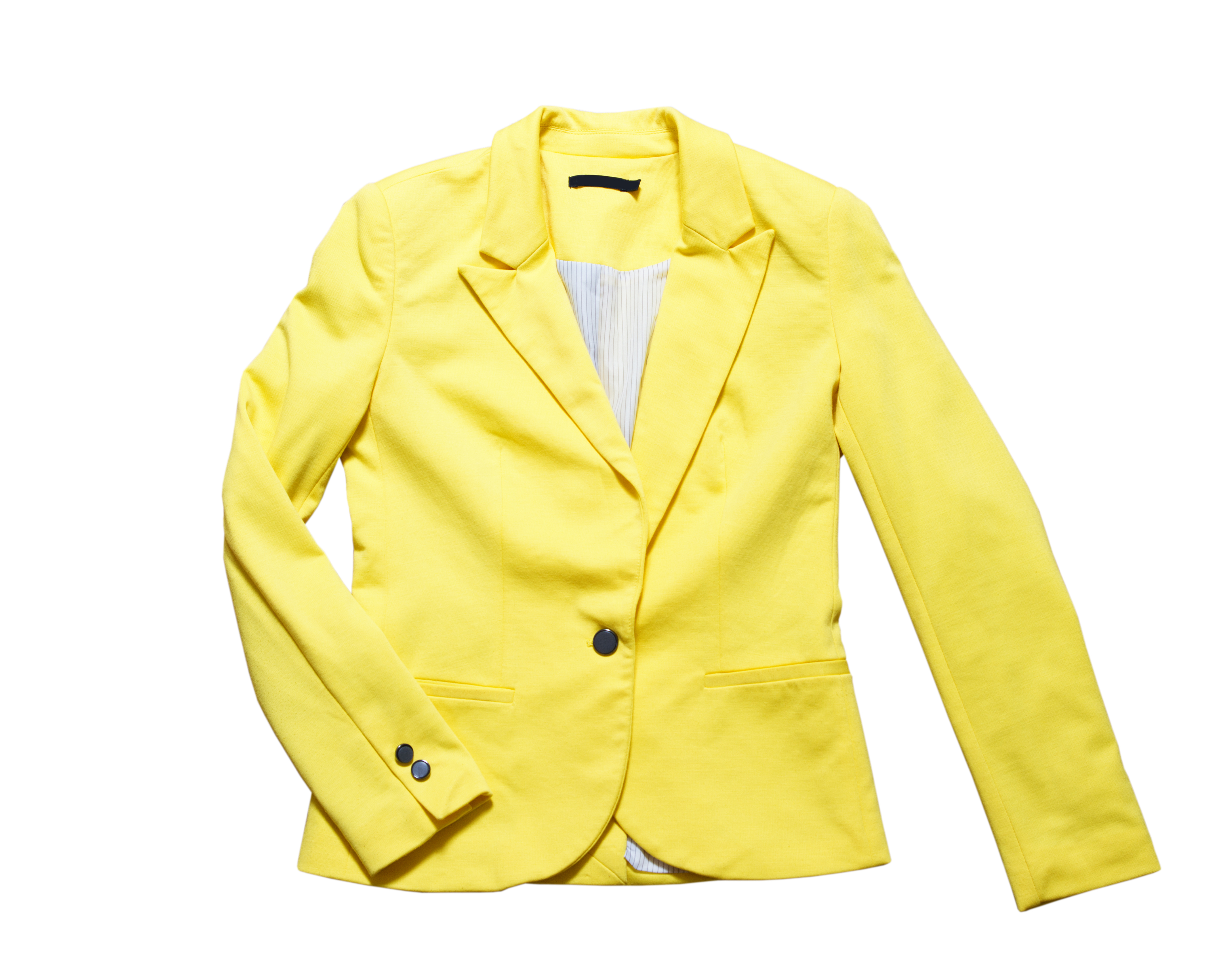 Une veste jaune classique | Source : Shutterstock