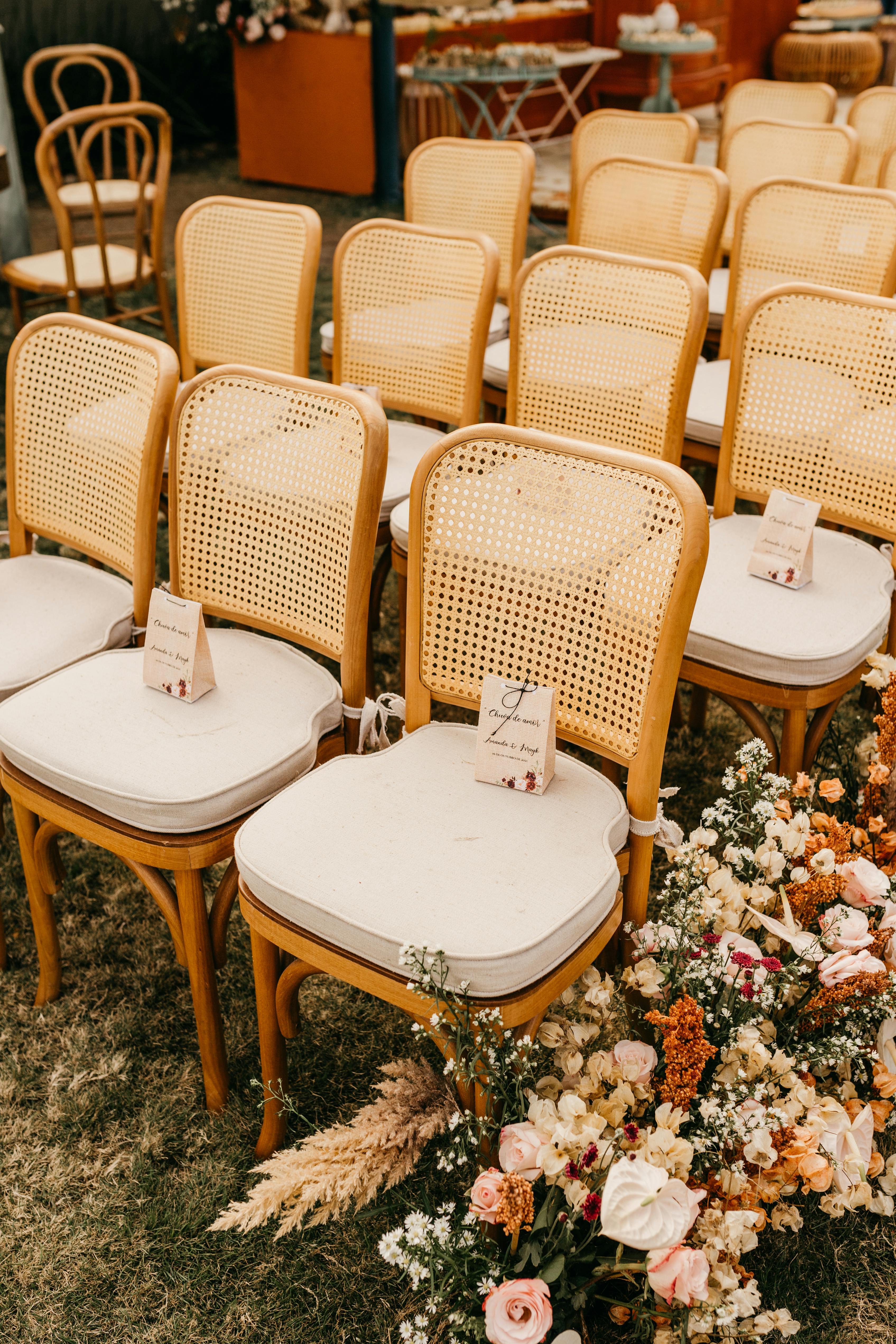 Chaises lors d'un mariage | Source : Pexels