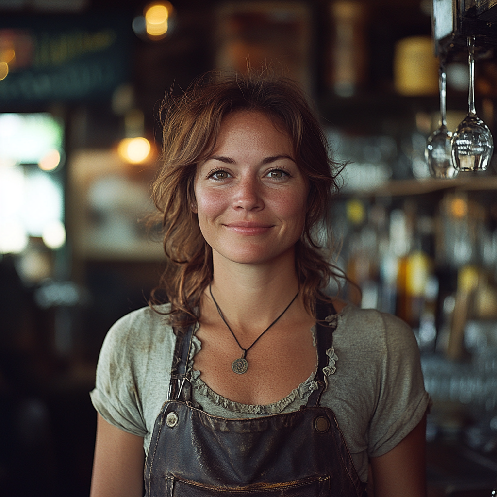 Un barman heureux | Source : Midjourney