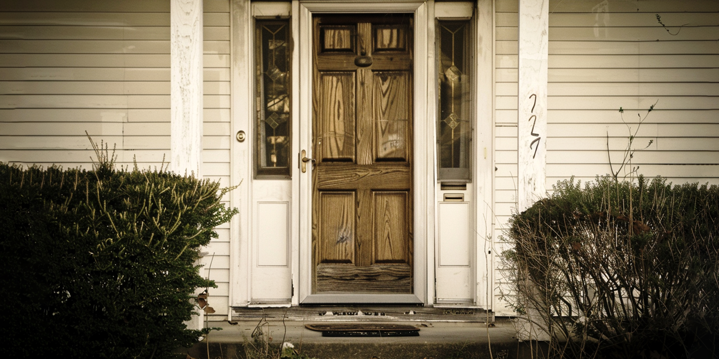 Porte d'entrée d'une maison | Source : Midjourney