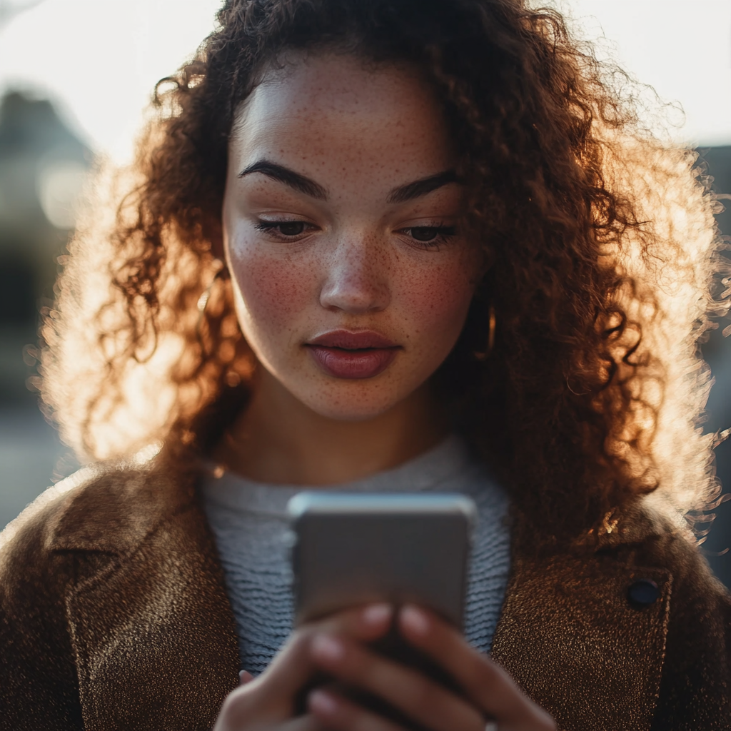 Une femme envoie un texto à son mari | Source : Midjourney