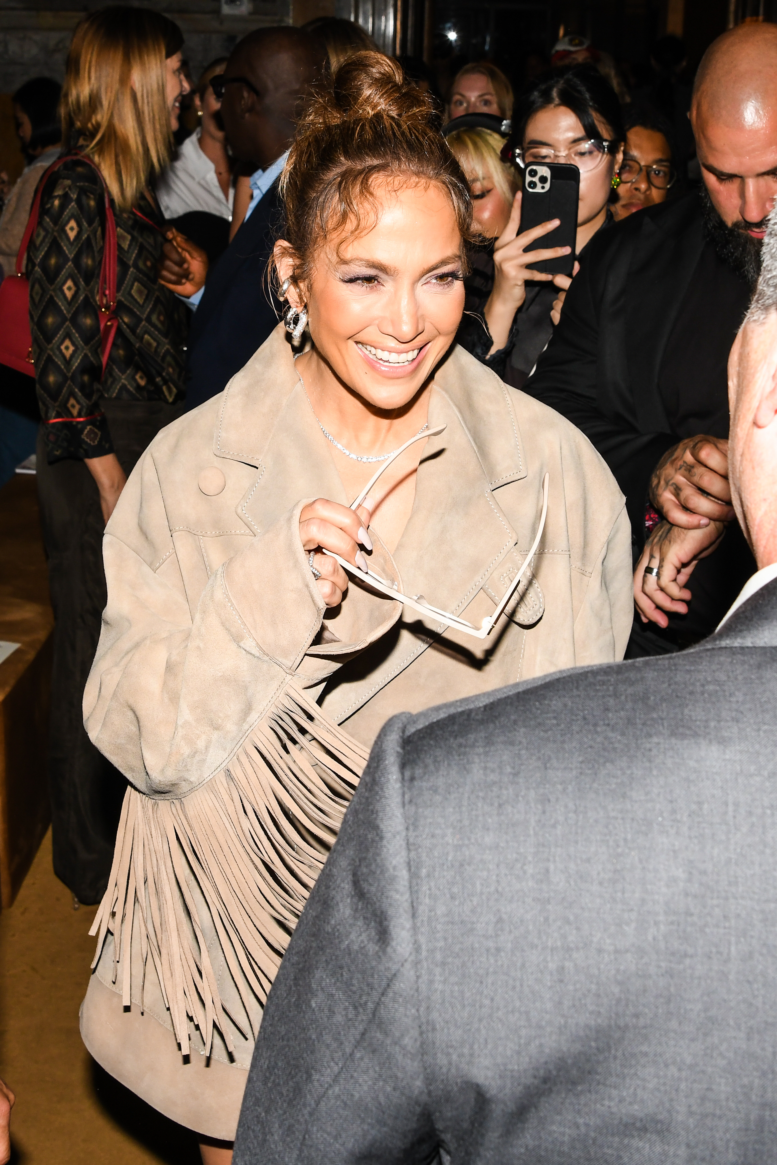 Jennifer Lopez au défilé de prêt-à-porter printemps 2024 de COACH et au dîner événement le 7 septembre 2023, à New York. | Source : Getty Images