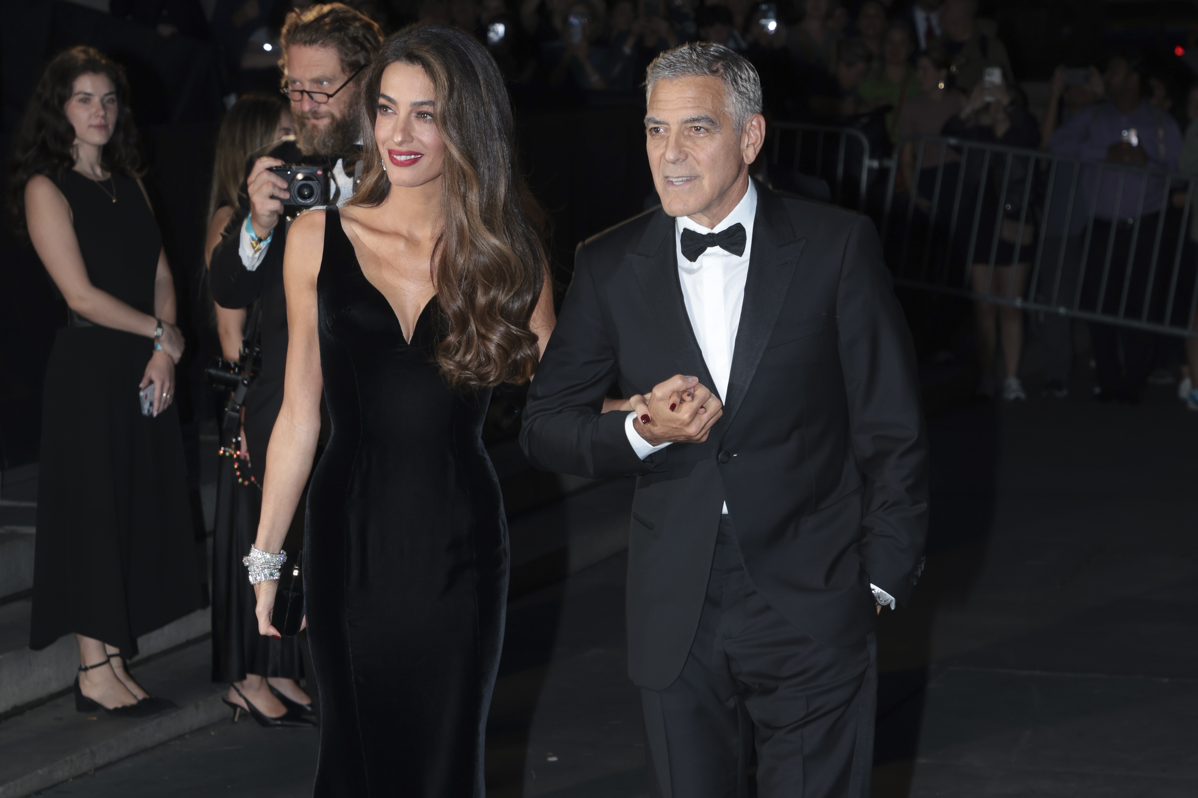 Amal et George Clooney à The Albies à New York, le 26 septembre 2024 | Source : Getty Images