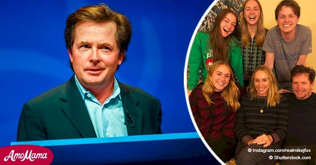 Michael J. Fox pose avec ses 4 enfants pour une photo de famille rare. Son fils Sam est sa copie conforme