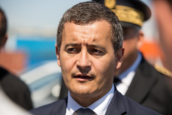 Ministre de l'Intérieur, Gérald Darmanin vu à Marseille. | Photo  Getty Images
