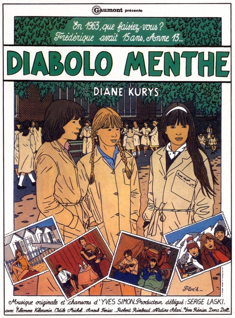 Poster pour "Diabolo Menthe" en 1977. l Source : Getty Images