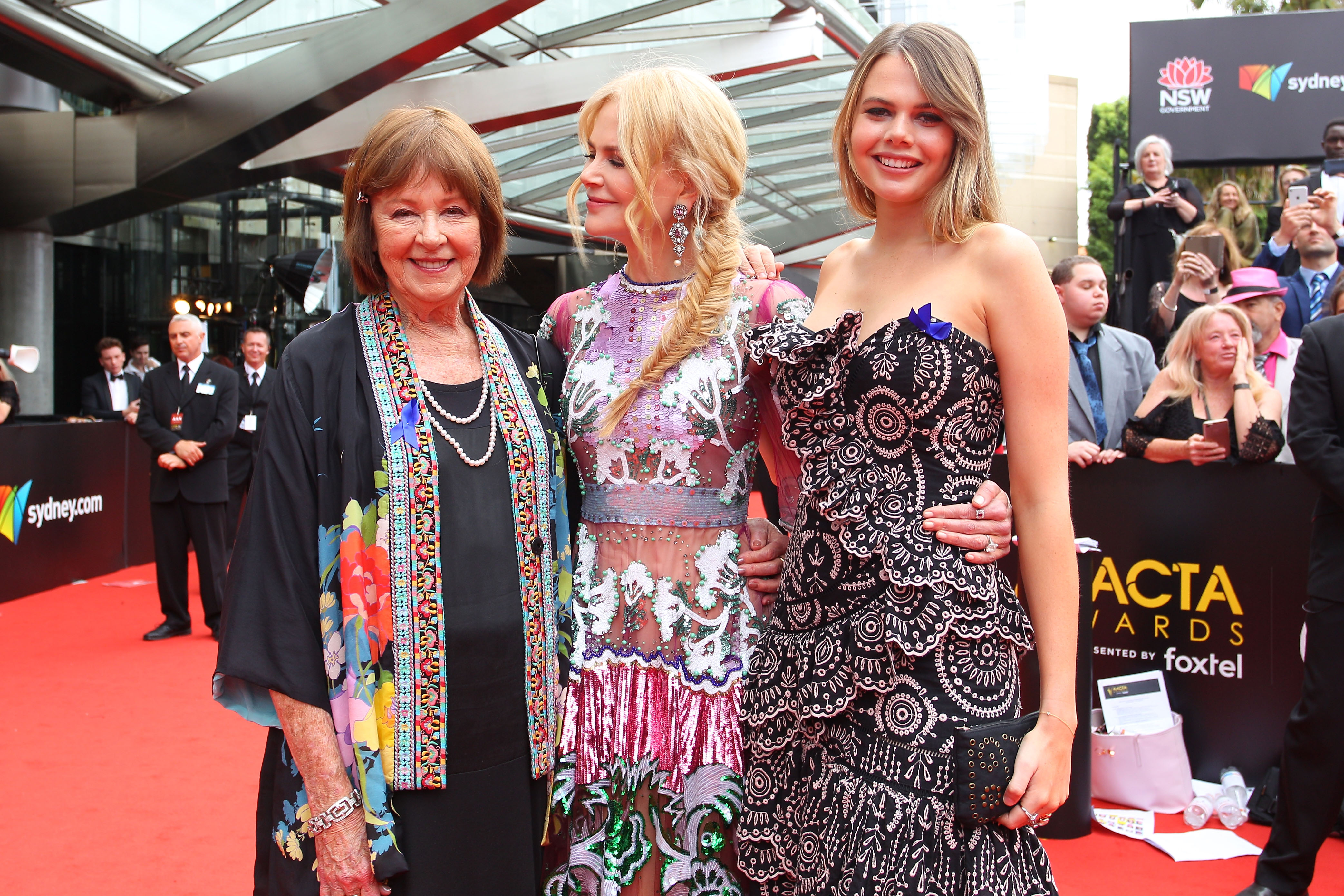 Janelle Ann Kidman, Nicole Kidman et Lucia Hawley le 5 décembre 2018 à Sydney, en Australie | Source : Getty Images