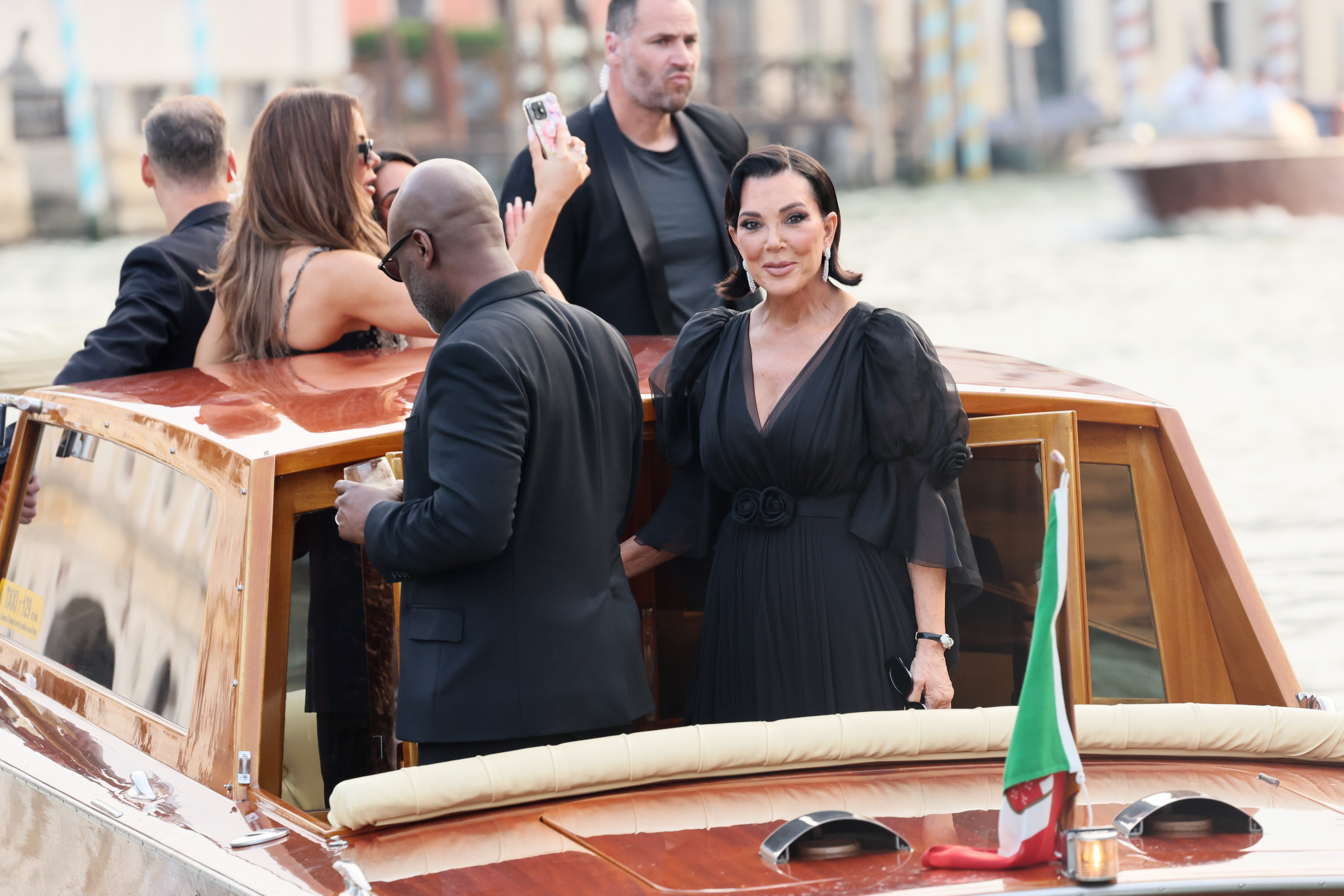 Corey Gamble et Kris Jenner à Venise, en Italie, le 26 juin 2025. | Source : Getty Images