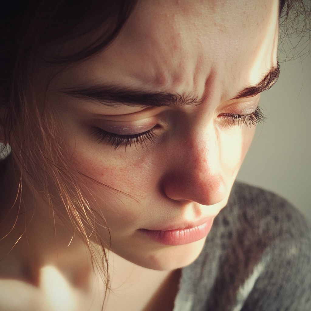 Une femme inquiète | Source : Midjourney