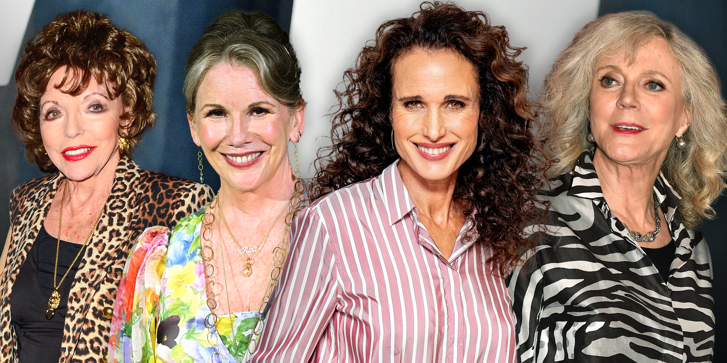 Joan Collins, Melissa Gilbert, Andie MacDowell et Blythe Danner | Source : Getty Images