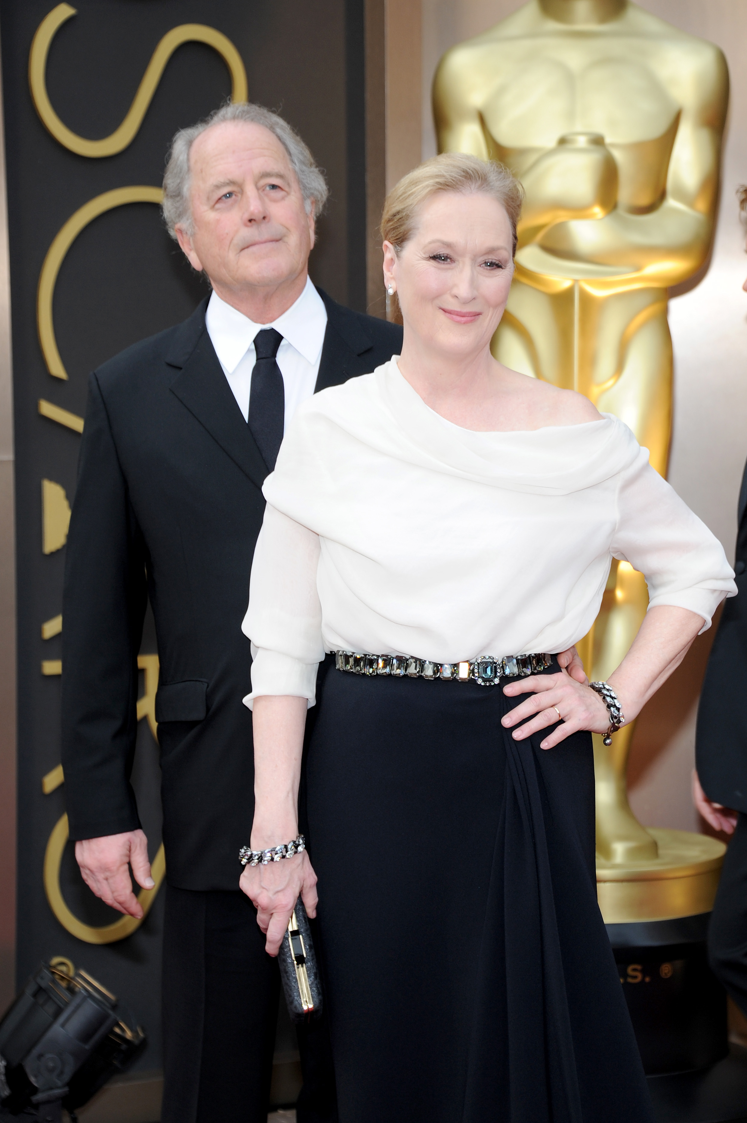 Don Gummer et Meryl Streep lors de la cérémonie des Oscars au Hollywood &amp; Highland Center le 2 mars 2014 à Hollywood, en Californie. | Source : Getty Images