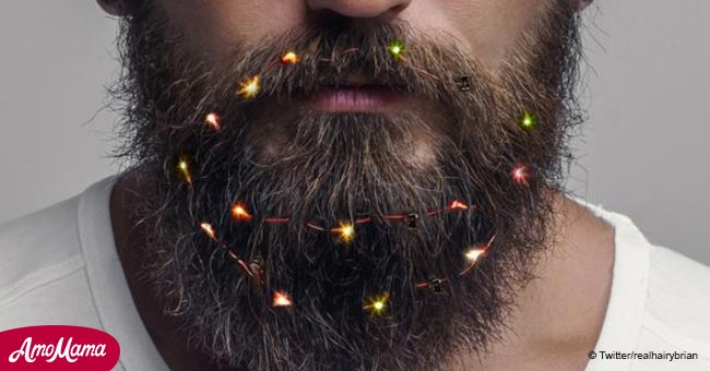 Les hommes ont littéralement allumé leur barbe en cette période des fêtes