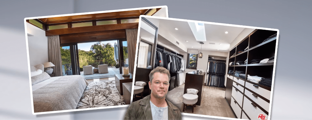 L'intérieur de la maison de 18 millions de dollars de Matt Damon à Los Angeles | Photo : YouTube/ Realtor.com