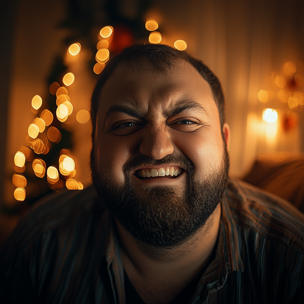 Un homme qui regarde quelque chose | Source : Midjourney