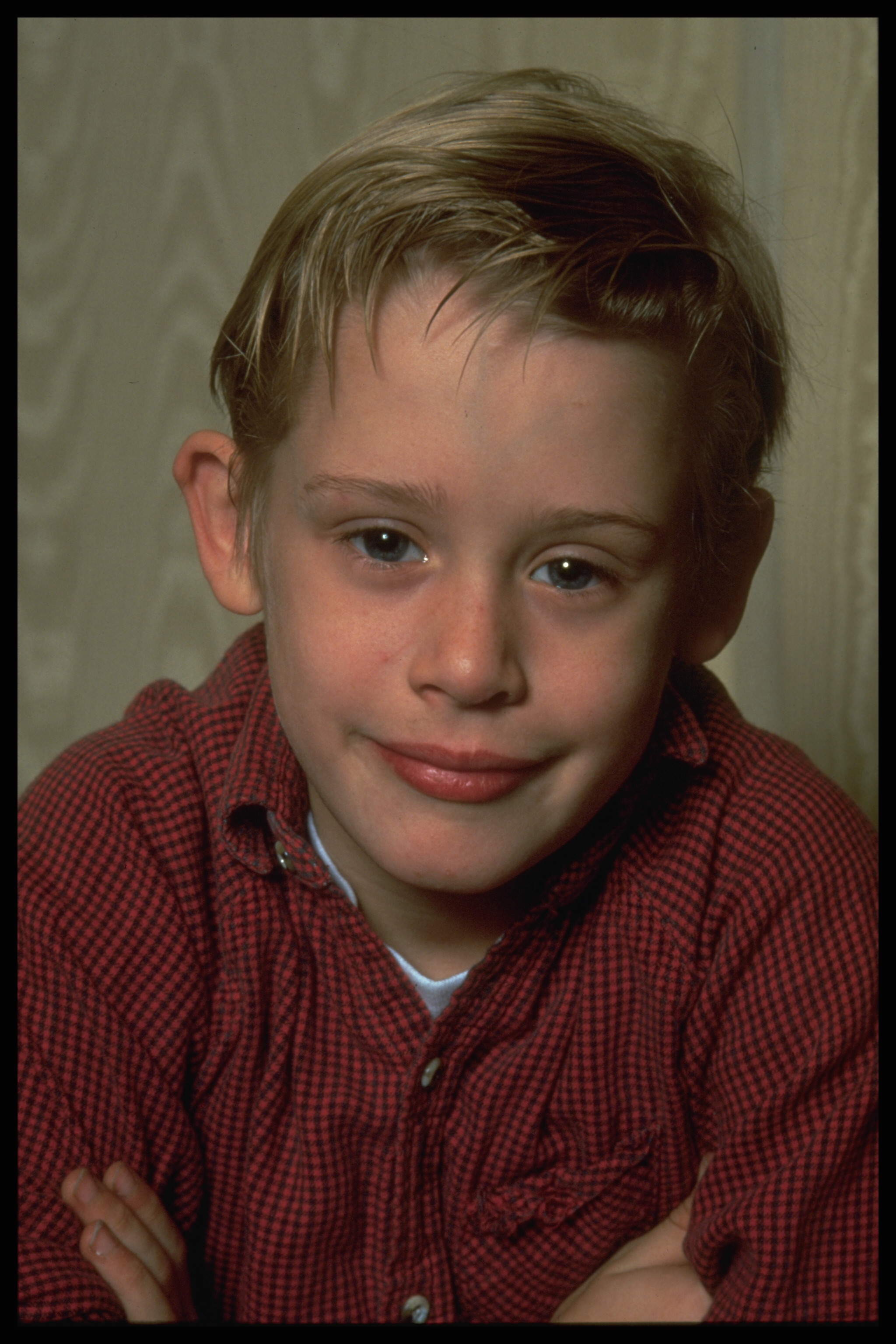 Macaulay Culkin photographié en 1991. | Source : Getty Images