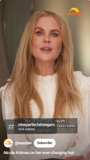 Nicole Kidman lors de son interview avec l'émission australienne