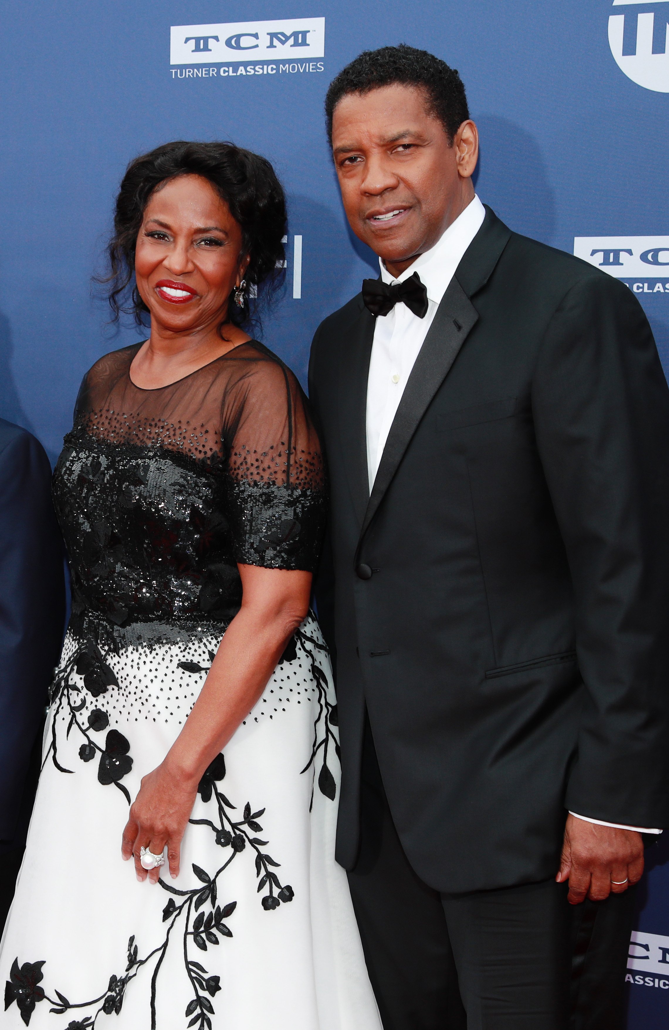 Pauletta Washington et Denzel Washington lors de la 47e édition des AFI Life Achievement Awards qui lui rendent hommage le 6 juin 2019 à Hollywood, Californie | Source : Getty Images