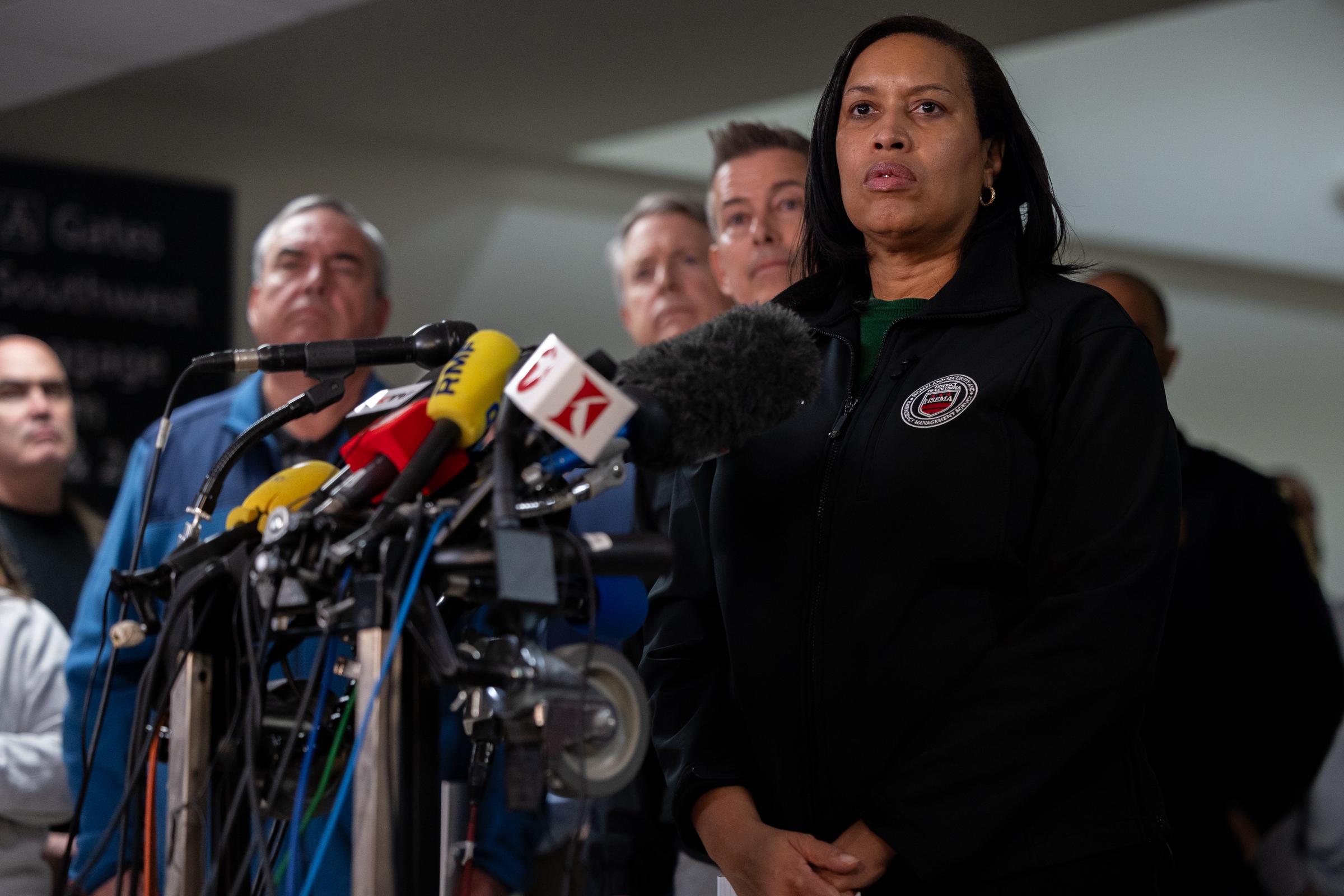 Muriel Bowser s'exprime lors d'une conférence de presse le 30 janvier 2025 à Washington, D.C. | Source : Getty Images