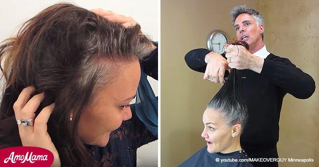 Cette femme en avait assez de cacher ses cheveux blancs et a demandé de l'aide. Aujourd'hui, elle est méconnaissable