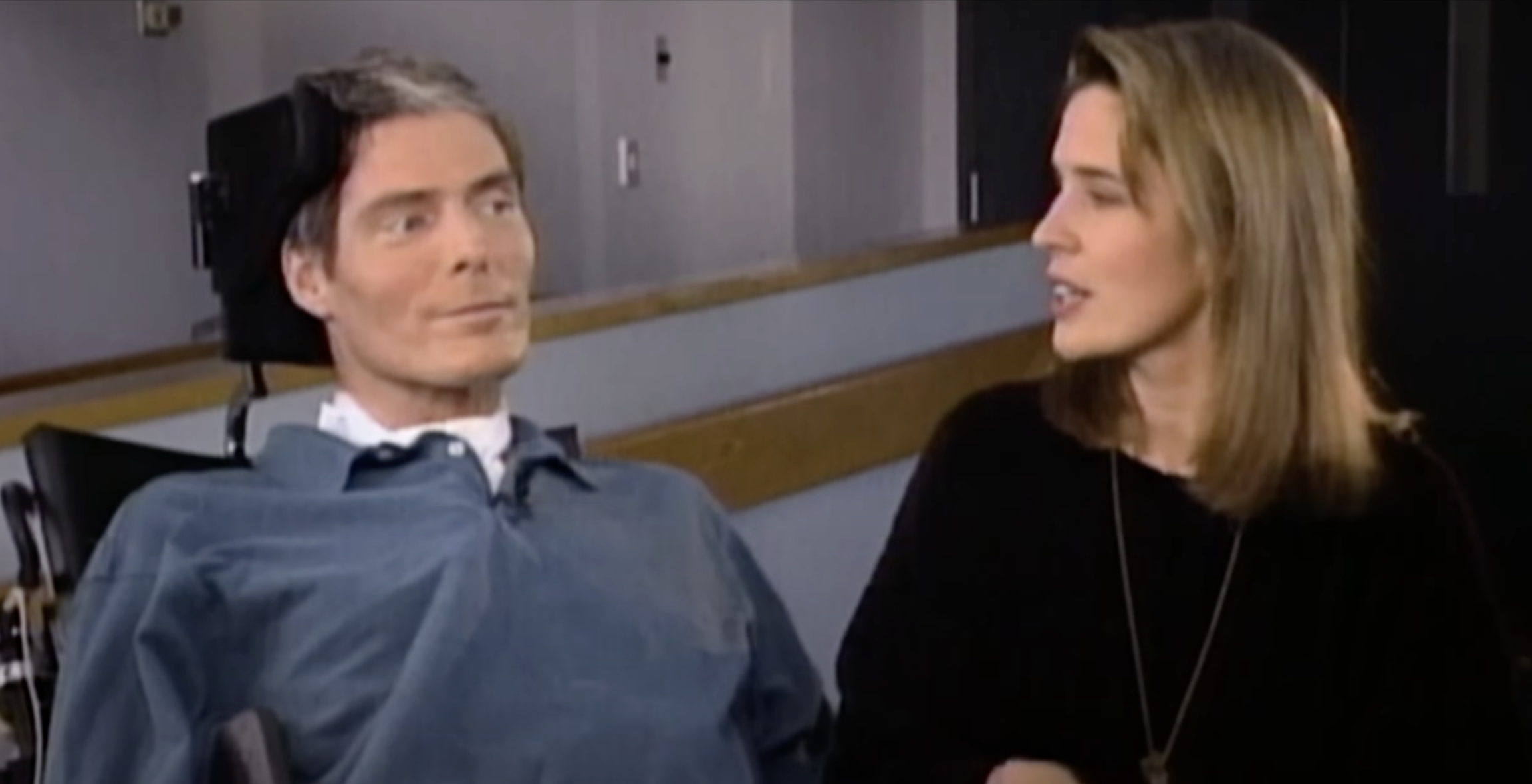 Christopher Reeve et Dana Reeve | Source : YouTube/WarnerBrosPictures