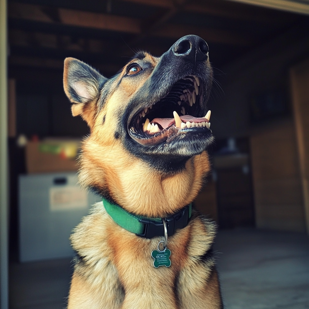 Un chien qui aboie | Source : Midjourney