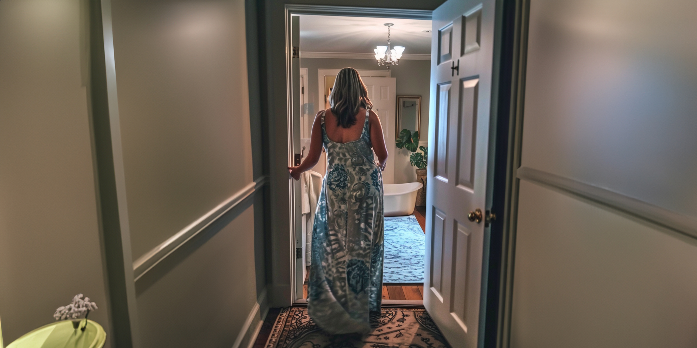 Une femme entrant dans une salle de bain | Source : Amomama