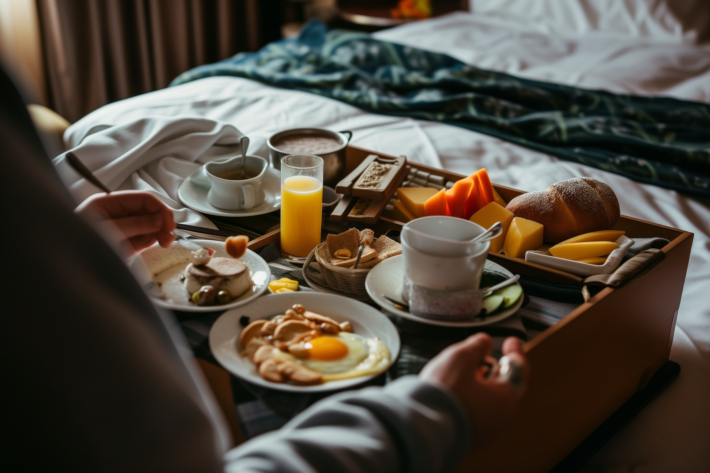 A tray of food | Source: Midjourney