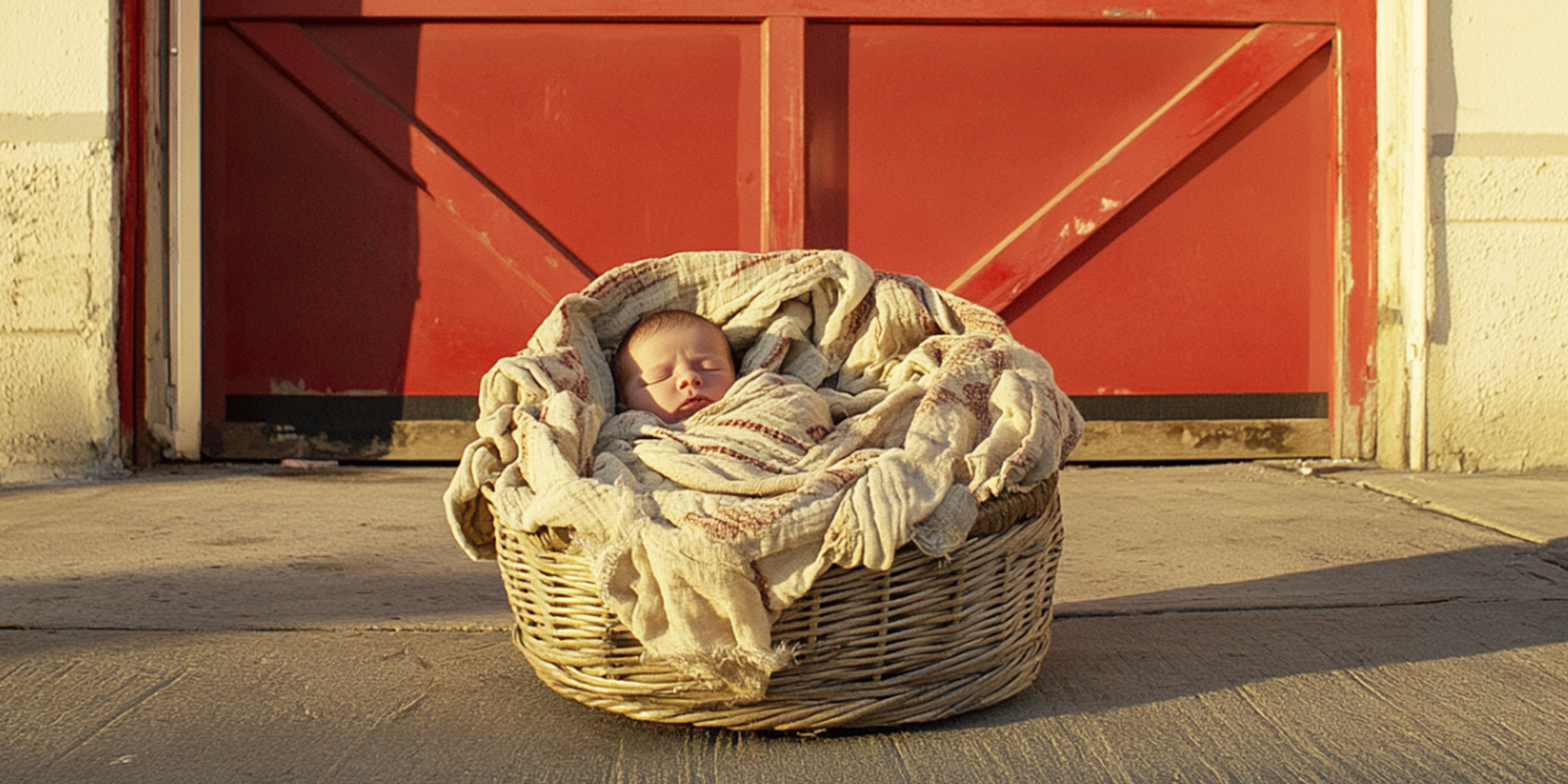 Un nouveau-né dans un panier | Source : Amomama