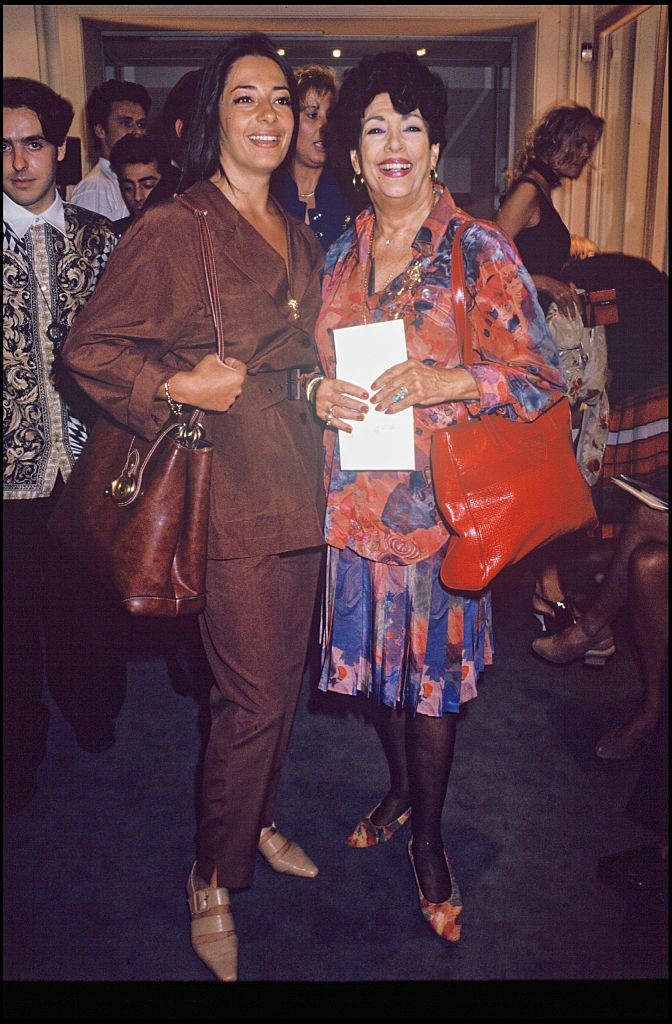 Micheline Dax et sa fille Véronique Lafond. l Source : Getty Images