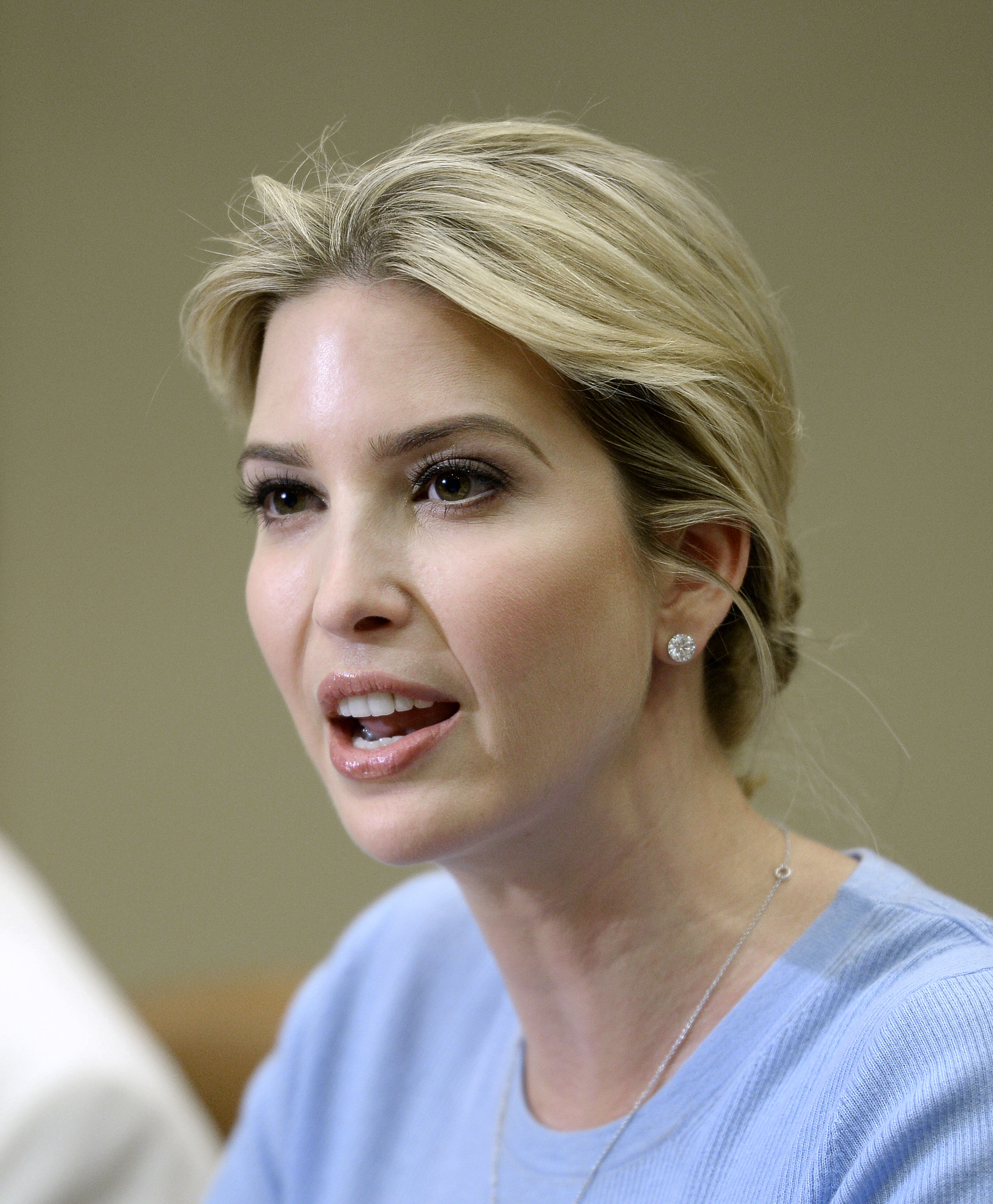 Ivanka Trump prend la parole lors d'un événement sur la traite des êtres humains dans la salle Roosevelt de la Maison Blanche, le 17 mai 2017, à Washington, D.C. | Source : Getty Images