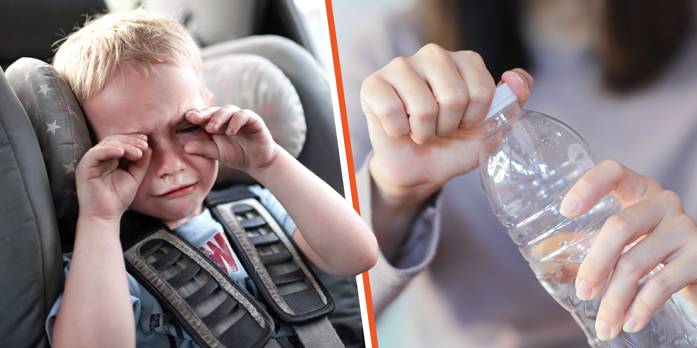 Un enfant qui pleure et une bouteille d'eau | Source : Amomama