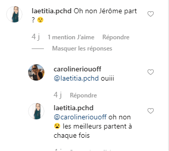 Commentaires sur la publication de Caroline Riou | carolineriouoff - Instagram  