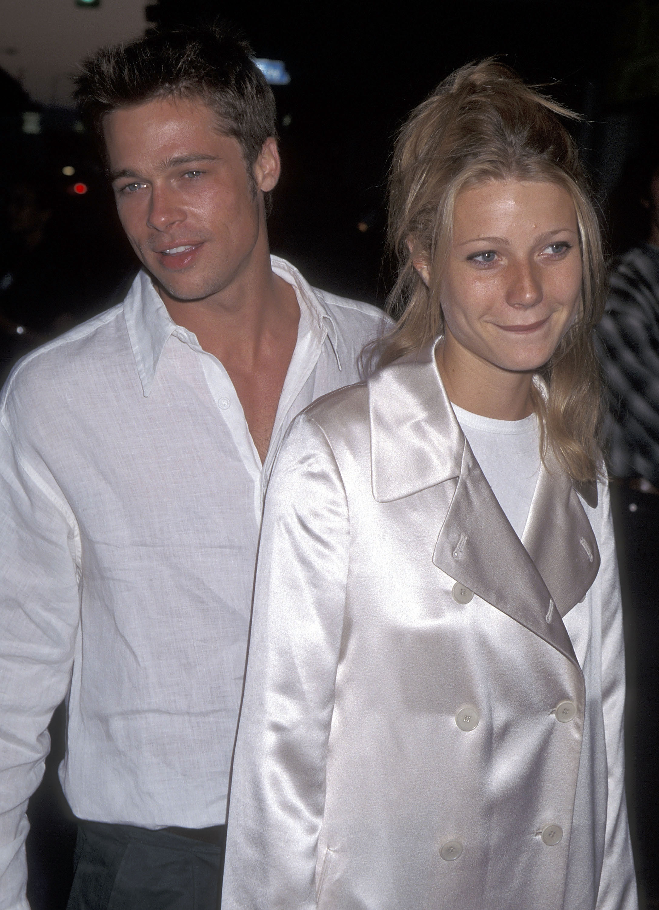 Brad Pitt et Gwyneth Paltrow à la première de "Living in Oblivion" à West Los Angeles, Californie, le 12 juillet 1995 | Source : Getty Images