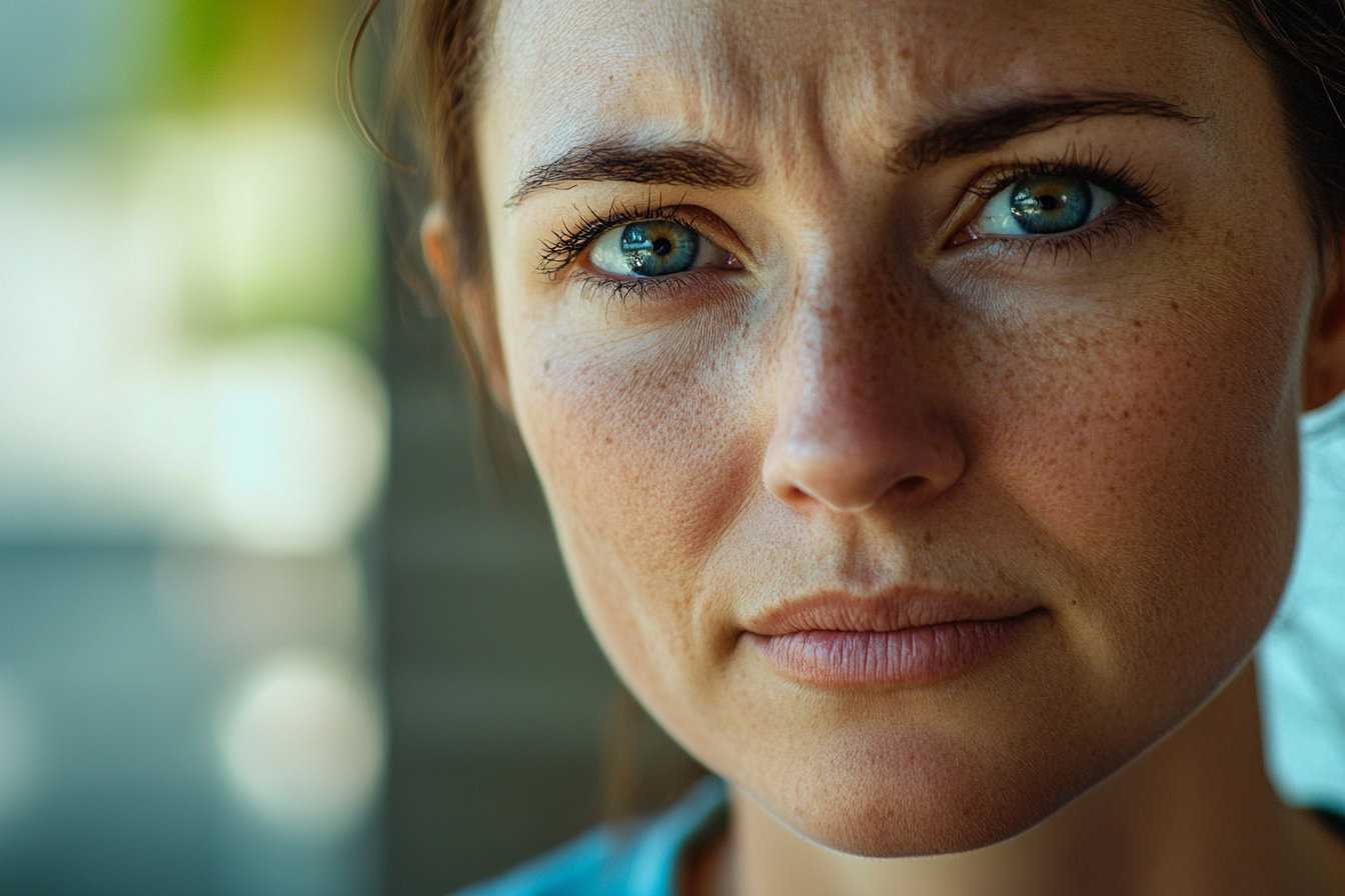 Une femme qui regarde quelqu'un | Source : Midjourney